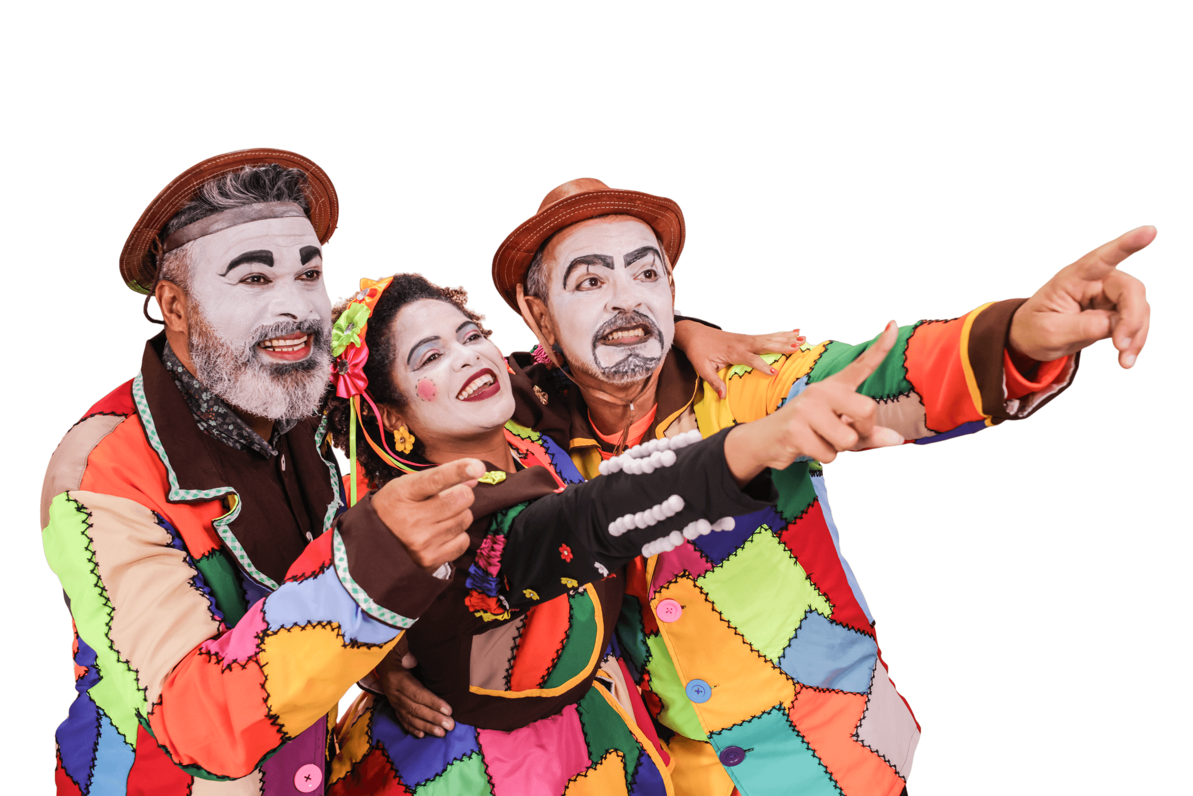 Artistas da ConsuArte apontando para você